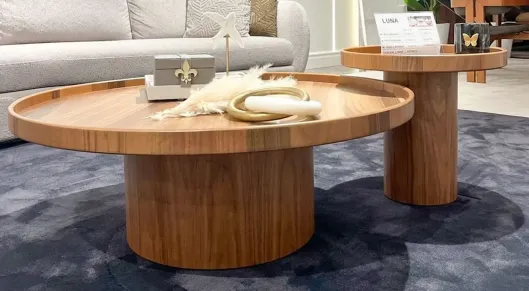 Product img 1, Natura Ahşap Ayaklı Orta Sehpa